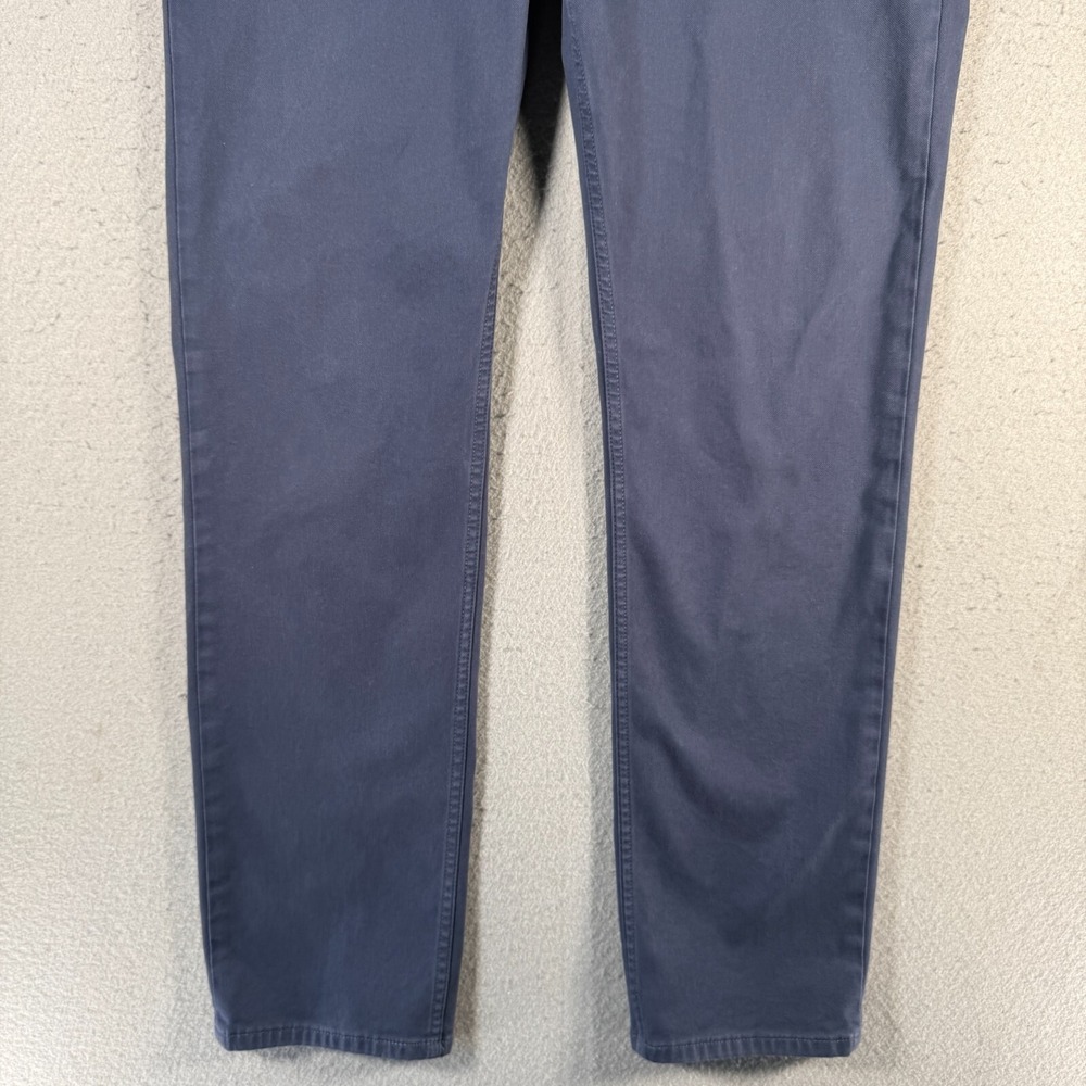 Banana Republic The Traveler Chino Pants Men 35x32 Slate Blue Slim Twill Classic - Picture 4 of 16